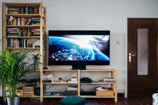 samsung tv in the room