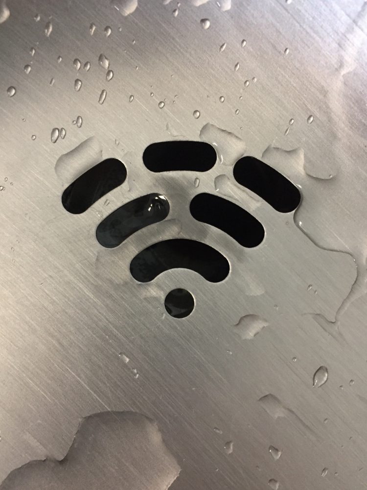 wifi metallic icon